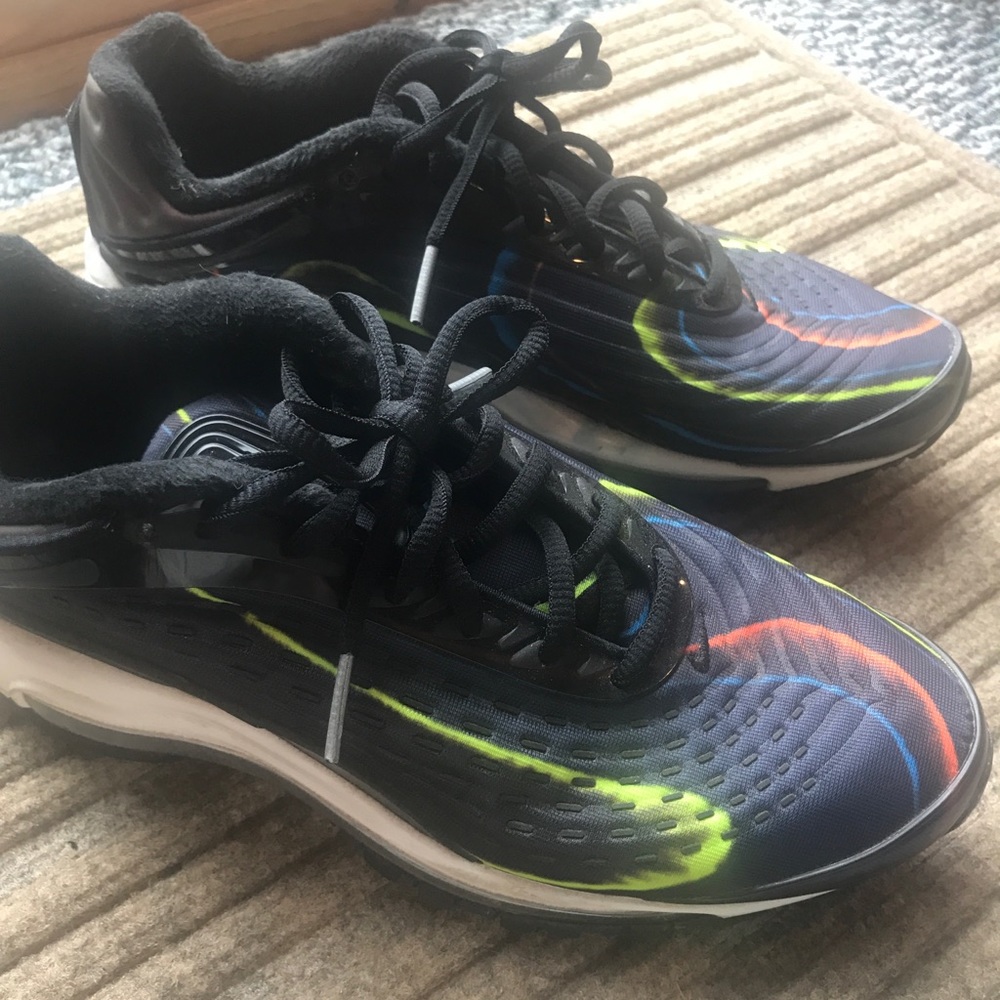 Fun multicolored Nike running shoes
